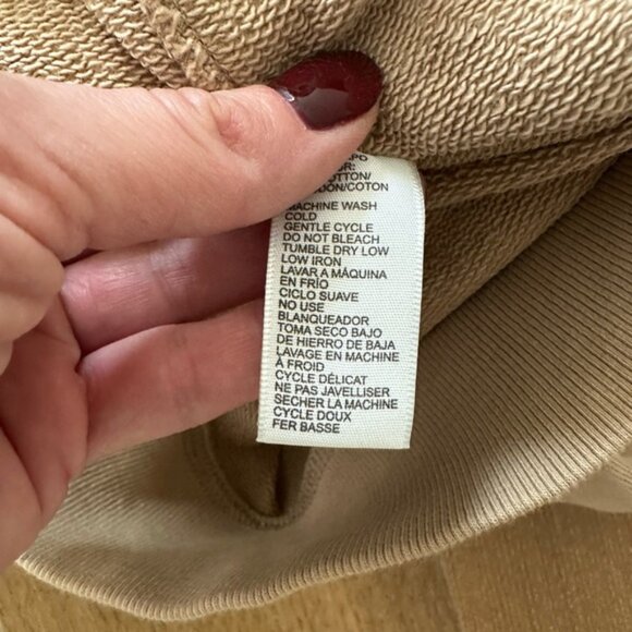 Rebecca Minkoff Evelyn Ruffle Hoodie in Sand – Size Small - Picture 6 of 8